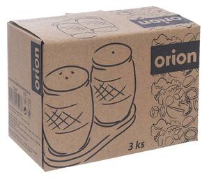 Orion 3-częściowy zestaw solniczki i pieprzniczki z tacką Bambu