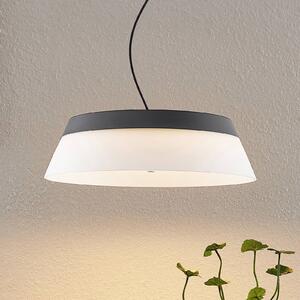 Lampa wisząca LED Lucande Jusanna, szkło przezroczyste
