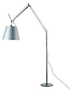 Artemide - Tolomeo Mega Lampa Podłogowa Ø320 Szara Satyna/Czarna