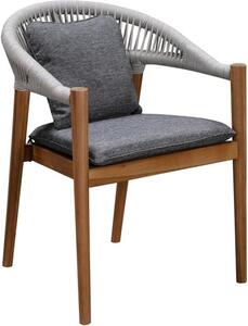 Krzesło ogrodowe z drewna akacjowego Malmö, 2 szt