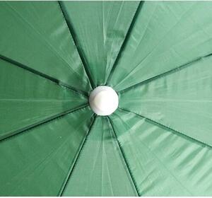 Happy Green Parasol słoneczny ze ścianą boczną, śr. 230 cm
