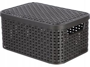 Pojemnik z pokrywą 6L Curver Style , brązowy