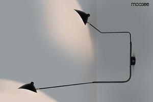 EMWOmeble MOOSEE lampa ścienna RAVEN 2 - aluminium, stal węglowa