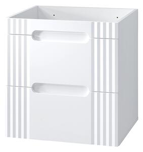 Biała szafka pod umywalkę nablatową 60 cm A3-D44