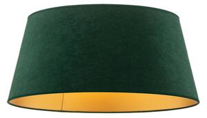 Duolla Klosz lampy stożkowy wysokość 22,5 cm, ciemnozielony/złoty