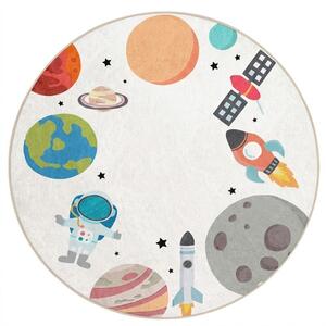 Dziecięcy dywan do zabawy odpowiedni do prania ø120 cm Space Trip – Mila Home