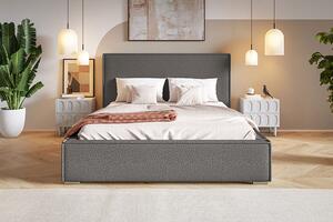 Dwuosobowe łóżko z pojemnikiem 140x200 Eger 3X - 36 kolorów