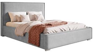 Podwójne łóżko z zagłówkiem 160x200 Eger 3X - 36 kolorów