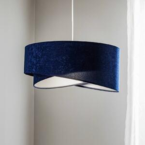 Maco Design Żyrandol Vivien, dwukolorowy, niebieski/srebrny