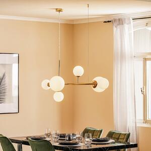ALDEX Lampa wisząca Dione, 6-punktowa, złota