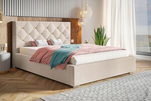 Małżeńskie łóżko ze schowkiem 200x200 Abello 3X - 36 kolorów