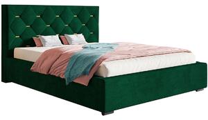 Dwuosobowe łóżko tapicerowane 180x200 Abello 2X - 36 kolorów