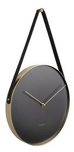 Karlsson 5767BK stylowy zegar ścienny, śr. 34 cm