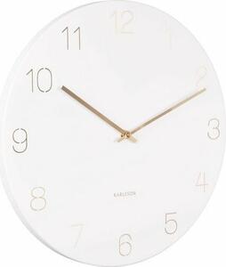Karlsson 5762WH stylowy zegar ścienny, śr. 40 cm