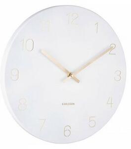 Karlsson 5788WH stylowy zegar ścienny, śr. 30 cm