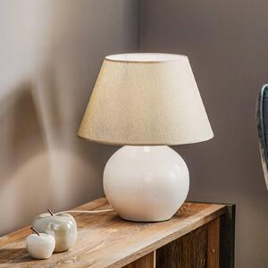 ONLI Lampa stołowa Sfera, wysokość 53 cm, biała/szara