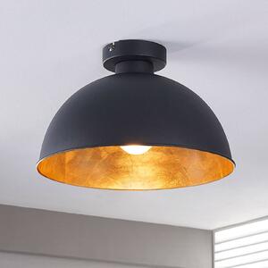 Lampa sufitowa Lya Lindby, możliwość ściemniania, czarny, salon / jadalnia, metal, nowoczesny