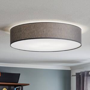 TK Lighting Lampa sufitowa Rondo, szara Ø 60 cm