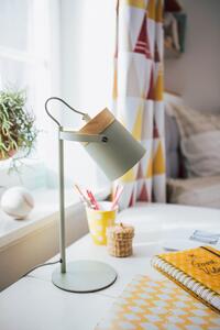 Lampka stołowa/ nocna w skandynawskim stylu, odcienie zieleni