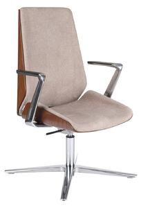 Fotel biurowy Moon Wood CF - elegancki, ergonomiczny fotel drewniany