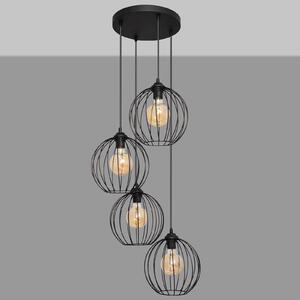 Lampa wisząca Cumera HELAM, możliwość ściemniania, czarny, salon / jadalnia, metal, nowoczesny
