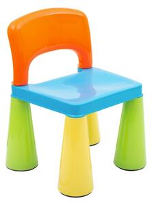 New Baby Komplet dziecięcy stolik i krzesełko, 3 elem., kolorowy
