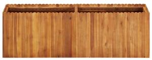 Podwyższona donica ogrodowa, 150x30x50 cm, lite drewno akacjowe