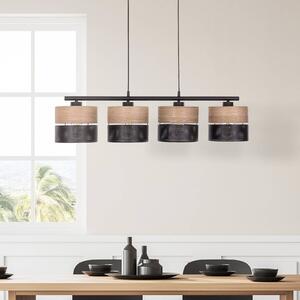 Lampa wisząca Nicol TK Lighting, możliwość ściemniania, jasne drewno, salon / jadalnia, nowoczesny