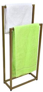 Złoty stojak na ręczniki 45 cm - Sarsa 3X