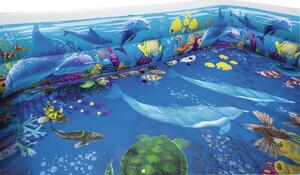 Bestway Basen nadmuchiwany 3D świat morski, 262 x 175 x 51 cm