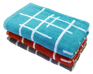 Ręcznik kąpielowy Fina azure, 70 x 140 cm