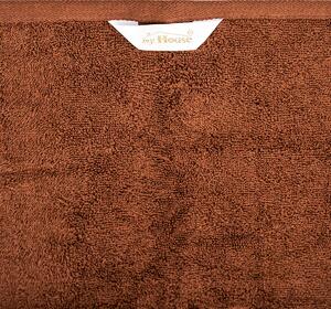 Ręcznik kąpielowy Darwin brązowy, 70 x 140 cm, 70 x 140 cm
