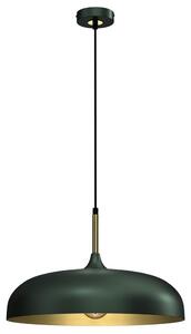Milagro Żyrandol na lince LINCOLN 1xE27/60W/230V d. 45 cm zielony MI1797