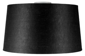 Nowoczesny Plafon / Lampy sufitowe biały klosz czarny 45cm - Combi Oswietlenie wewnetrzne