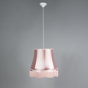Retro lampa wisząca różowa 45cm - Granny Oswietlenie wewnetrzne