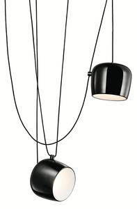 EMWOmeble Lampa wisząca EYE 2 czarna - LED, aluminium