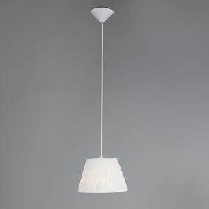 Lampa wisząca Retro kremowa 25cm - Plisse Oswietlenie wewnetrzne