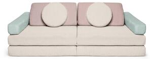 Modułowa sofa do pokoju dziecka plac zabaw Pure CORDUROY Lollipop