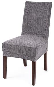 Elastyczny pokrowiec na krzesło Comfort Plus Wave, 40 - 50 cm, komplet 2 szt