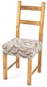 Elastyczny pokrowiec na siedzisko na krzesło Comfort Plus Nature, 40 - 50 cm, komplet 2 szt