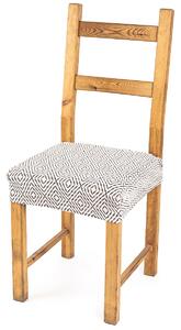 Elastyczny pokrowiec na siedzisko na krzesło Comfort Plus Geometry, 40 - 50 cm, komplet 2 szt