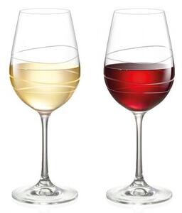 Tescoma 2-częściowy zestaw kieliszków na wino UNO VINO Vista, 350 ml