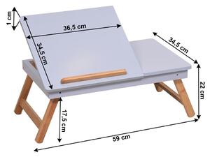 Stolik podręczny na laptop Melten,59 x 34,5 x 22 cm