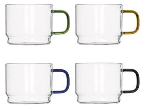 Szklane kubki zestaw 4 szt. 350 ml Bridge – Brandani