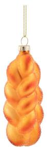 Szklana ozdoba świąteczna 3,5 cm Plait Bread – Sass & Belle