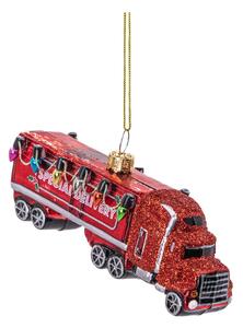 Szklana ozdoba świąteczna wykonana ręcznie 12,5 cm Truck – Sass & Belle
