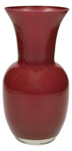 Czerwony szklany wazon (wysokość 26 cm) – Brandani