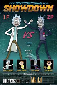 Plakat, Obraz Rick and Morty - Showdown