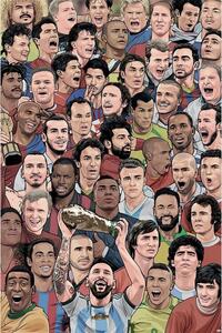 Plakat, Obraz Legends - Football Greatest S, (61 x 91.5 cm)