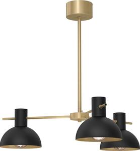 Luminex Żyrandol na drążku ESTATE MINI 3xE27/15W/230V czarny LU4289